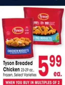 Jewel-Osco Tyson Breaded Chicken offer