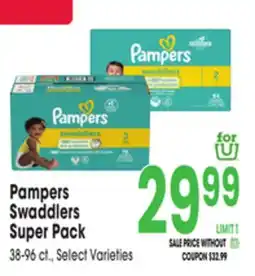 Jewel-Osco Pampers Swaddlers Super Pack offer