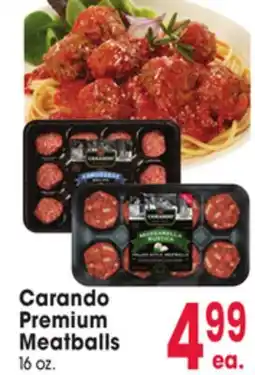 Jewel-Osco Carando Premium Meatballs offer