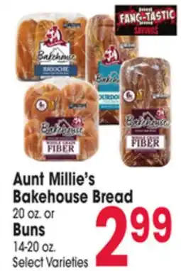 Jewel-Osco Aunt Millie's Bakehouse Bread 20 oz. or Buns 14-20 oz offer