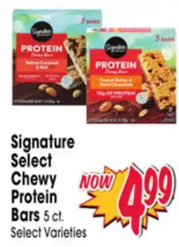 Jewel-Osco Signature Select Chewy Protein Bars offer