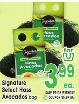 Jewel-Osco Signature Select Hass Avocados offer