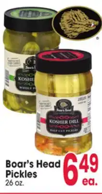 Jewel-Osco Boar's Head Pickles offer