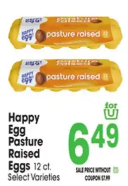 Jewel-Osco Happy Egg Pasture Raised Eggs offer