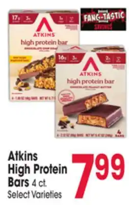 Jewel-Osco Atkins High Protein Bars offer