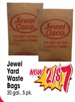 Jewel-Osco Jewel Yard Waste Bags offer
