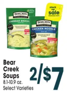 Jewel-Osco Bear Creek Soups offer