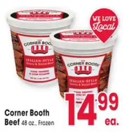 Jewel-Osco Corner Booth Beef offer
