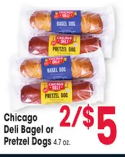 Jewel-Osco Chicago Deli Bagel or Pretzel Dogs offer
