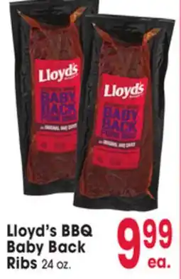 Jewel-Osco Lloyd's BBQ Baby Back Ribs offer