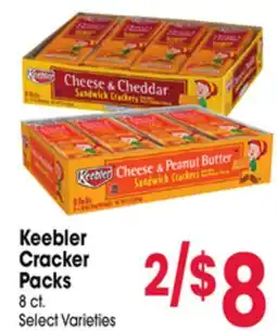 Jewel-Osco Keebler Cracker Packs offer