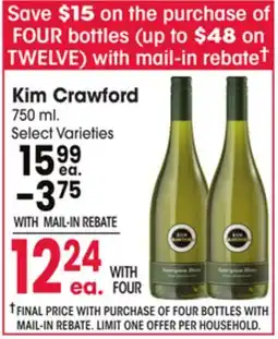 Jewel-Osco Kim Crawford offer