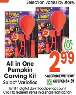 Jewel-Osco All in One Pumpkin Carving Kit offer