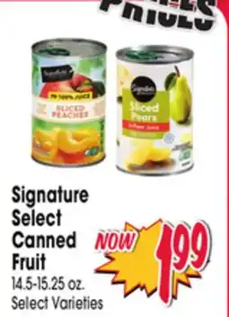 Jewel-Osco Signature Select Canned Fruit offer