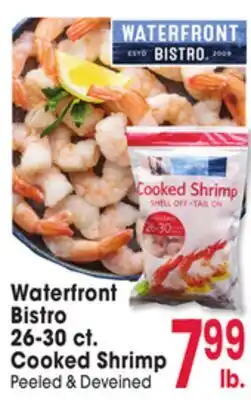 Jewel-Osco Waterfront Bistro 26-30 ct. Cooked Shrimp offer