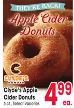 Jewel-Osco Clyde's Apple Cider Donuts offer