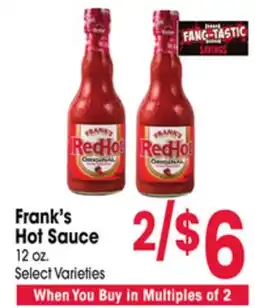 Jewel-Osco Frank's Hot Sauce offer