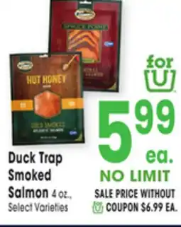 Jewel-Osco Duck Trap Smoked Salmon offer