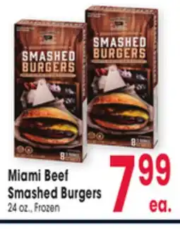 Jewel-Osco Miami Beef Smashed Burgers offer