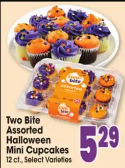 Jewel-Osco Two Bite Assorted Halloween Mini Cupcakes offer