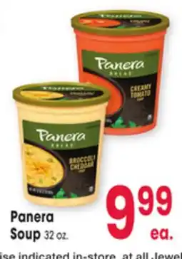 Jewel-Osco Panera Soup offer