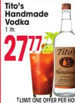 Jewel-Osco Tito's Handmade Vodka offer