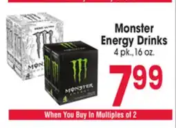 Jewel-Osco Monster Energy Drinks offer