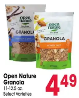 Jewel-Osco Open Nature Granola offer