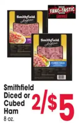 Jewel-Osco Smithfield Diced or Cubed Ham offer