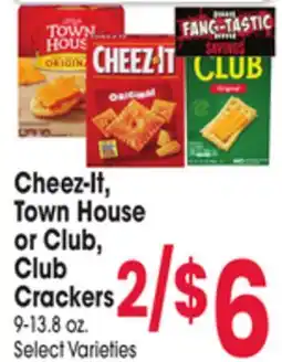 Jewel-Osco Cheez-It, Town House or Club, Club Crackers offer