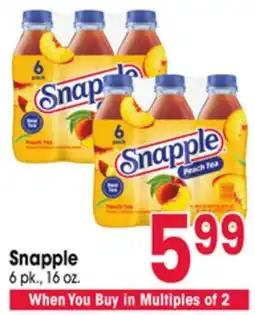 Jewel-Osco Snapple offer