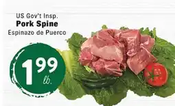 Rio Valley Market US Gov't Insp. Pork Spine offer