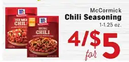 Rio Valley Market McCormick Chili Seasoning offer