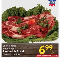Rio Valley Market USDA Choice Black Angus Sandwich Steak offer