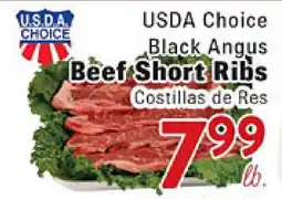 Rio Valley Market USDA Choice Black Angus Beef Short Ribs offer