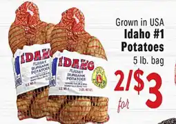 Rio Valley Market Idaho #1 Potatoes offer