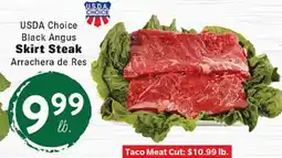 Rio Valley Market USDA Choice Black Angus Skirt Steak offer
