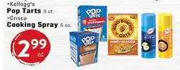 Rio Valley Market Kellogg's Pop Tarts, Crisco Cooking Spray offer