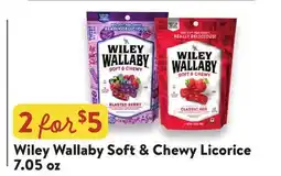 Fresh Thyme Wiley Wallaby Soft & Chewy Licorice offer