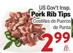 Rio Valley Market US Gov't Insp. Pork Rib Tips offer