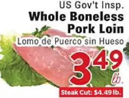 Rio Valley Market US Gov't Insp. Whole Boneless Pork Loin offer