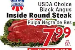 Rio Valley Market USDA Choice Black Angus Inside Round Steak offer