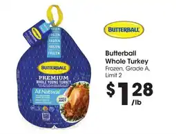 Food 4 Less Butterball Whole Turkey offer