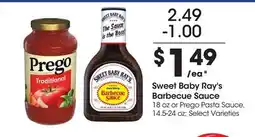 Food 4 Less Sweet Baby Ray's Barbecue Sauce offer