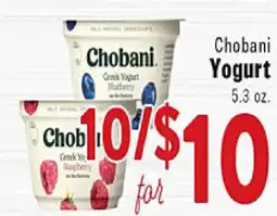 Rio Valley Market Chobani Yogurt offer