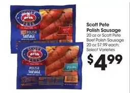 Food 4 Less Scott Pete Polish Sausage offer
