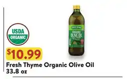 Fresh Thyme Fresh Thyme Organic Olive Oil offer