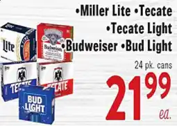 Rio Valley Market Miller Lite • Tecate • Tecate Light • Budweiser • Bud Light offer
