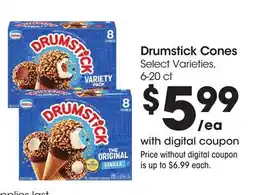 Food 4 Less Drumstick Cones offer