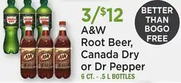 Heinen's A&W Root Beer, Canada Dry or Dr Pepper offer